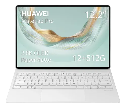 HUAWEI MATEPAD PRO 12.2" PAPERMATTE EDITION | Kirin | 12GB RAM | 512GB | Pantalla Tandem OLED 144Hz | Wi‑Fi 7 | Verde Silk‑Weave | Como Nuevo | Incluye Teclado