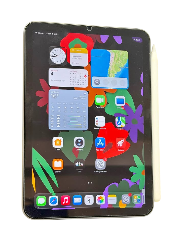 APPLE iPAD MINI 6.ª GENERACIÓN | 8.3" Liquid Retina | 64GB | Chip A15 Bionic | Incluye Apple Pencil | USB‑C | Color Gris