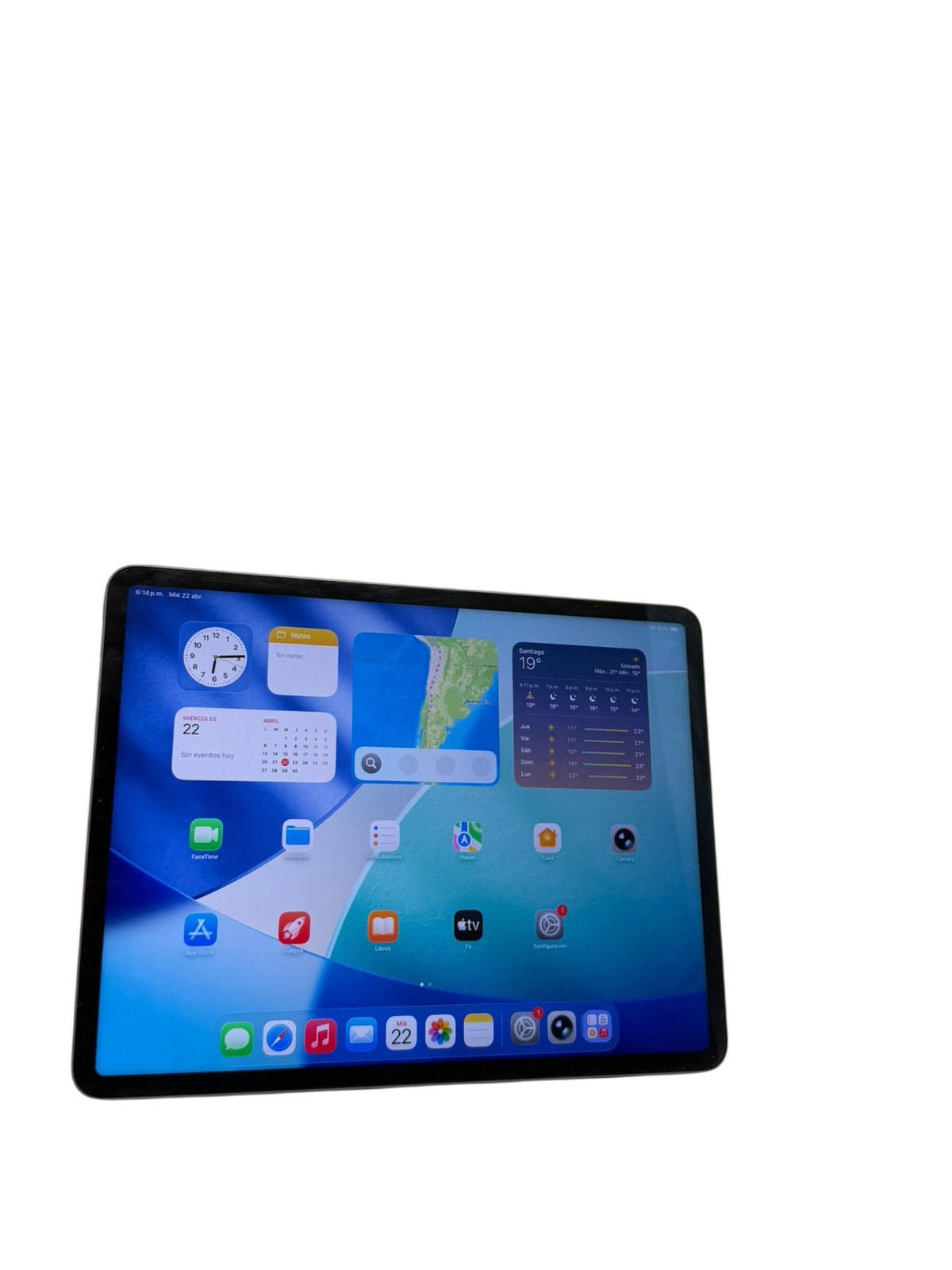 APPLE iPAD PRO 12.9" (5.ª GEN 2021) | Chip M1 | 128GB | 8GB RAM | Liquid Retina XDR Mini‑LED 120Hz | Face ID | USB‑C Thunderbolt | Gris Espacial